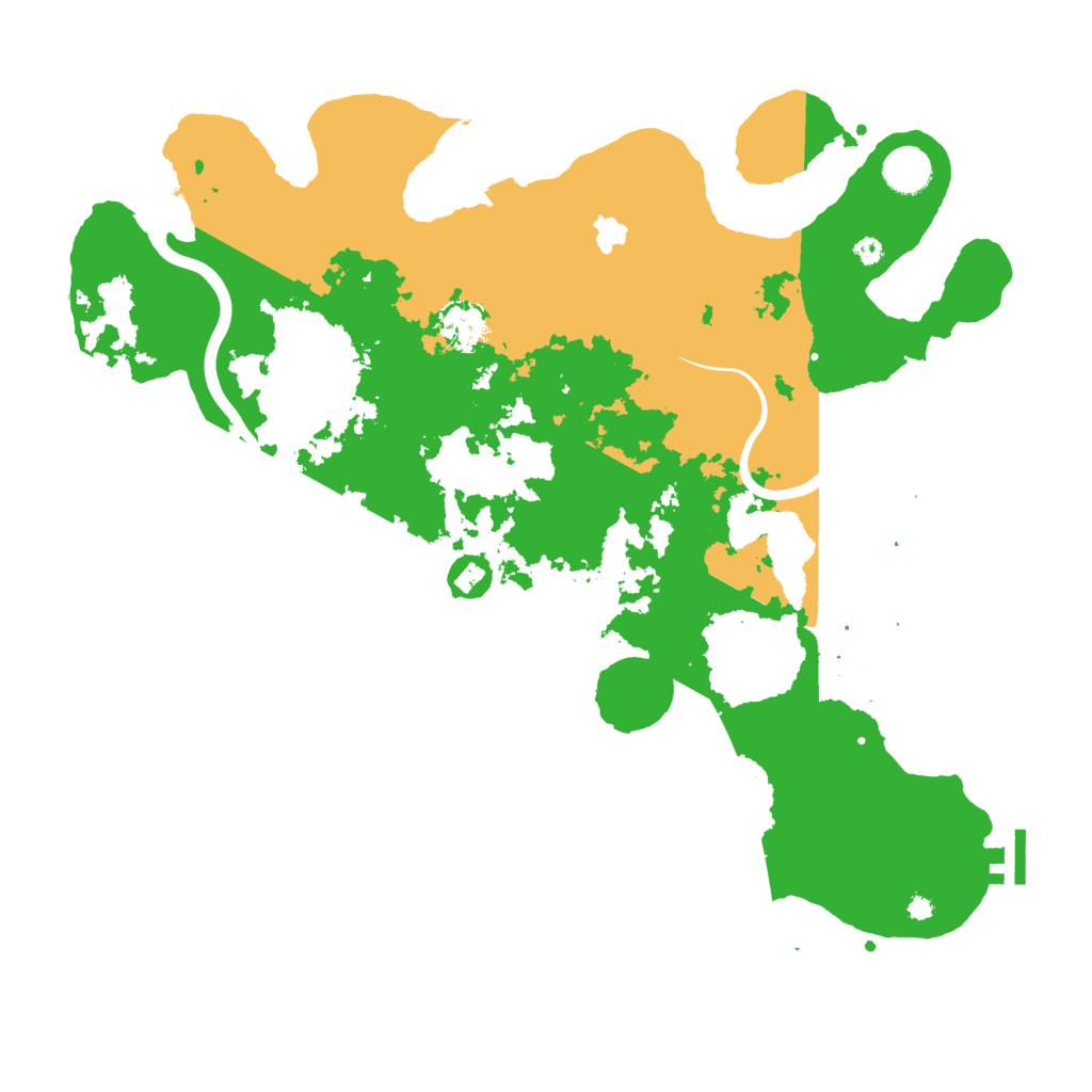 Biome Rust Map: Procedural Map, Size: 4000, Seed: 165792