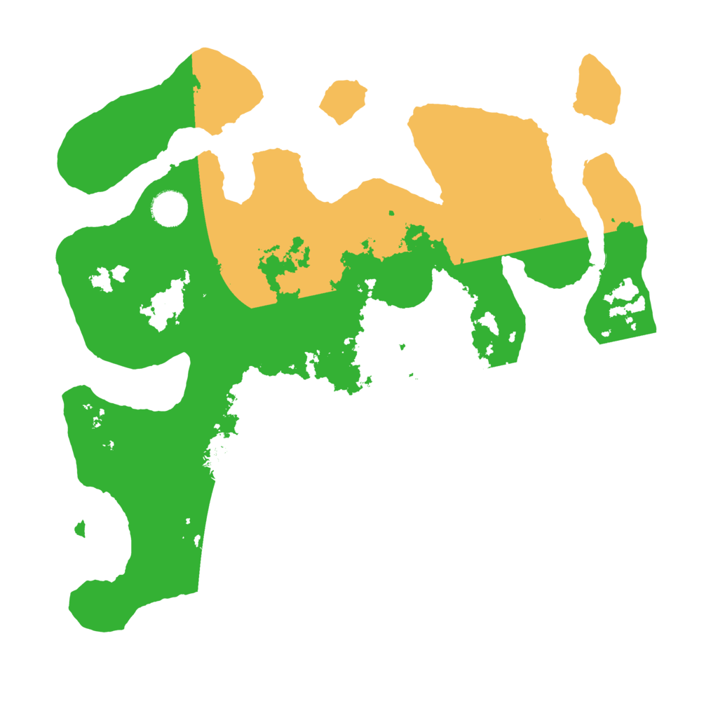 Biome Rust Map: Barren, Size: 3500, Seed: 259746