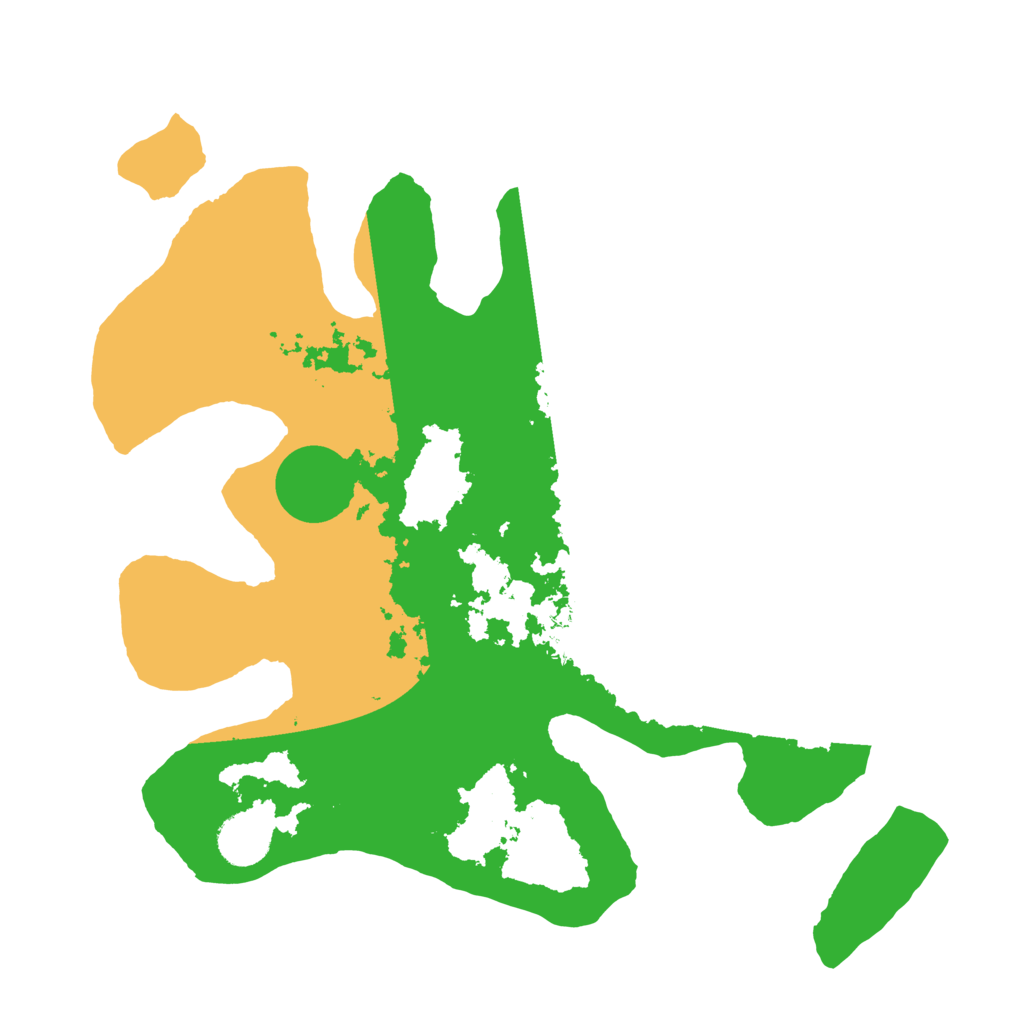 Biome Rust Map: Barren, Size: 3500, Seed: 2266392