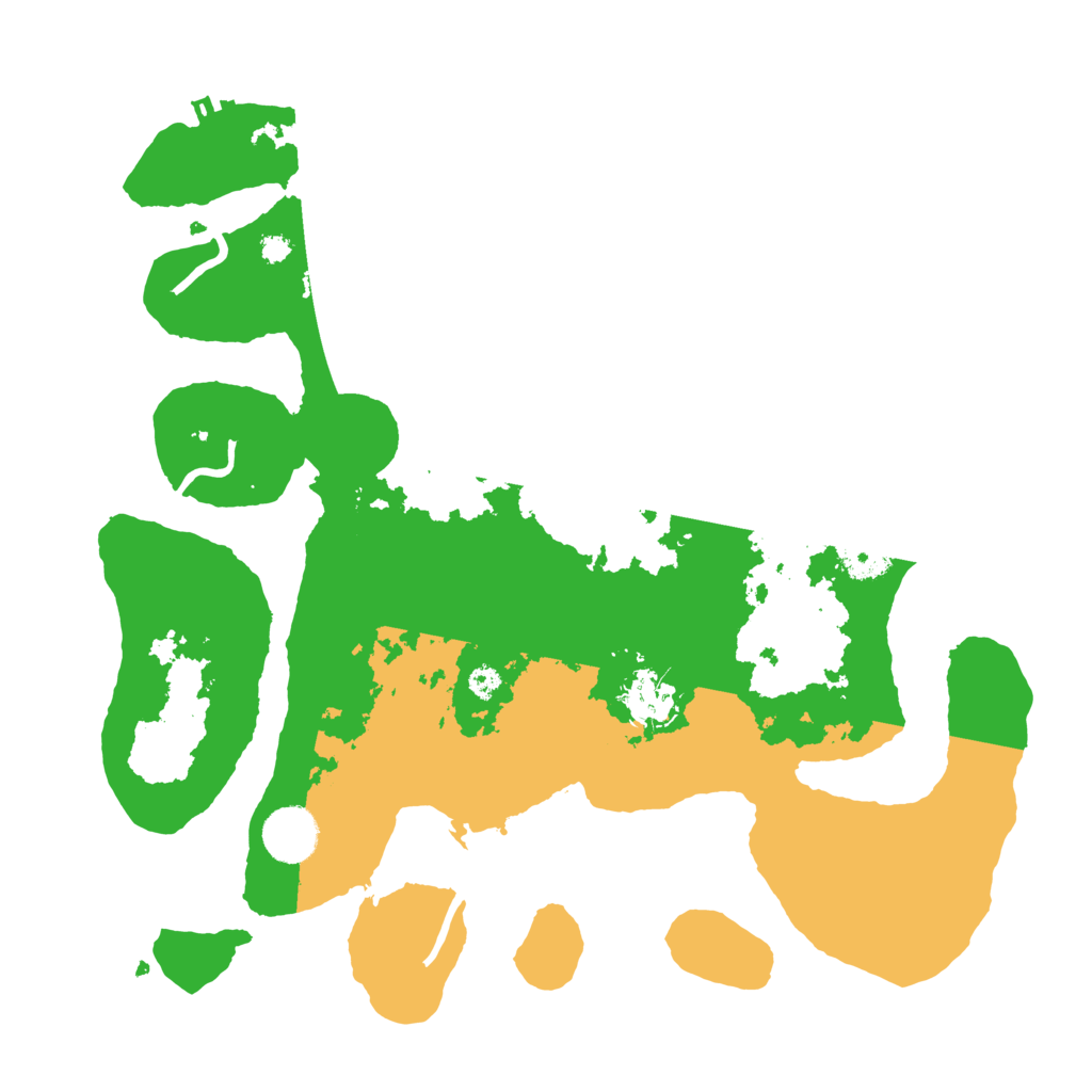 Biome Rust Map: Procedural Map, Size: 3500, Seed: 4861273