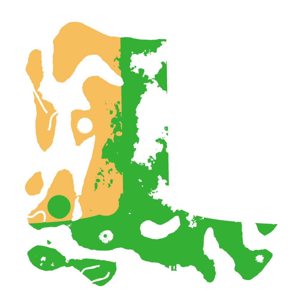 Biome Rust Map: Procedural Map, Size: 3500, Seed: 5613984