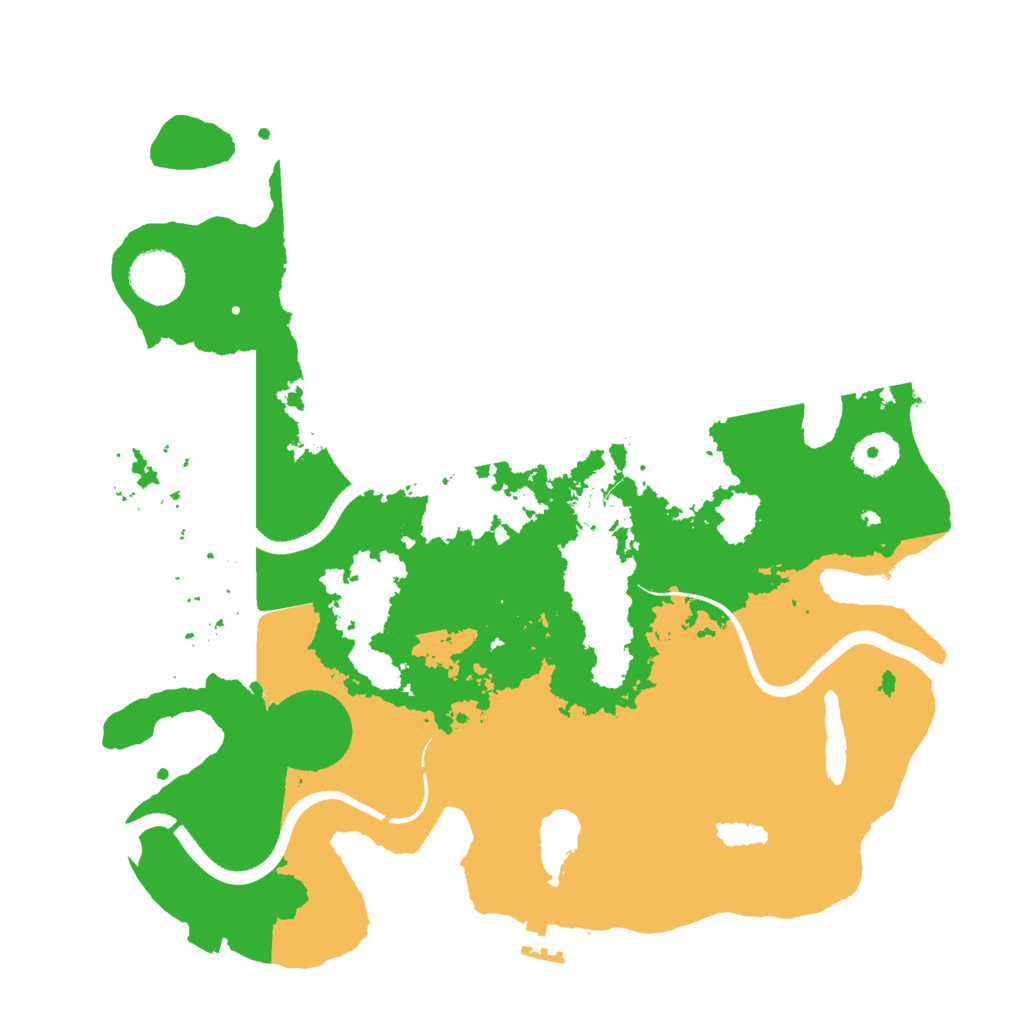 Biome Rust Map: Procedural Map, Size: 3500, Seed: 714031754