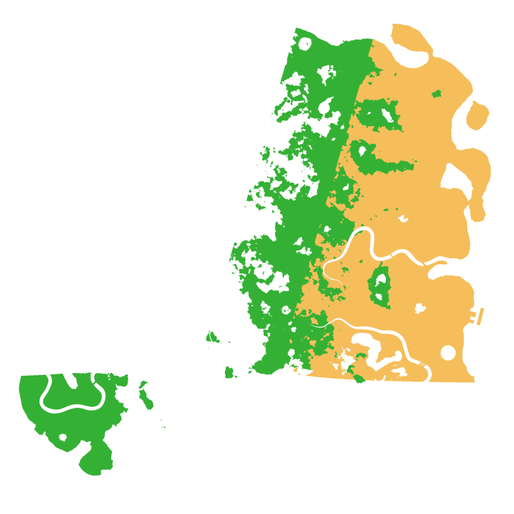 Biome Rust Map: Procedural Map, Size: 6000, Seed: 29072103