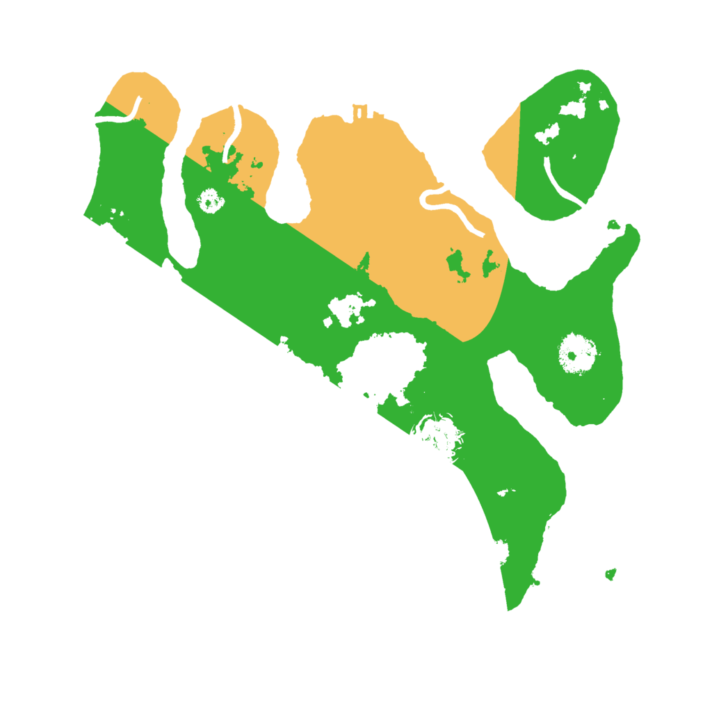 Biome Rust Map: Procedural Map, Size: 3000, Seed: 81374