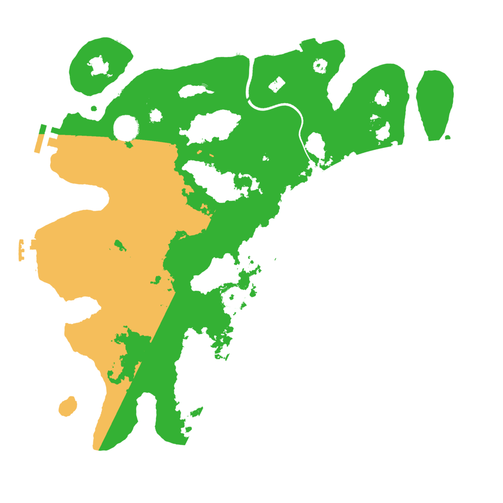 Biome Rust Map: Procedural Map, Size: 3500, Seed: 3681870