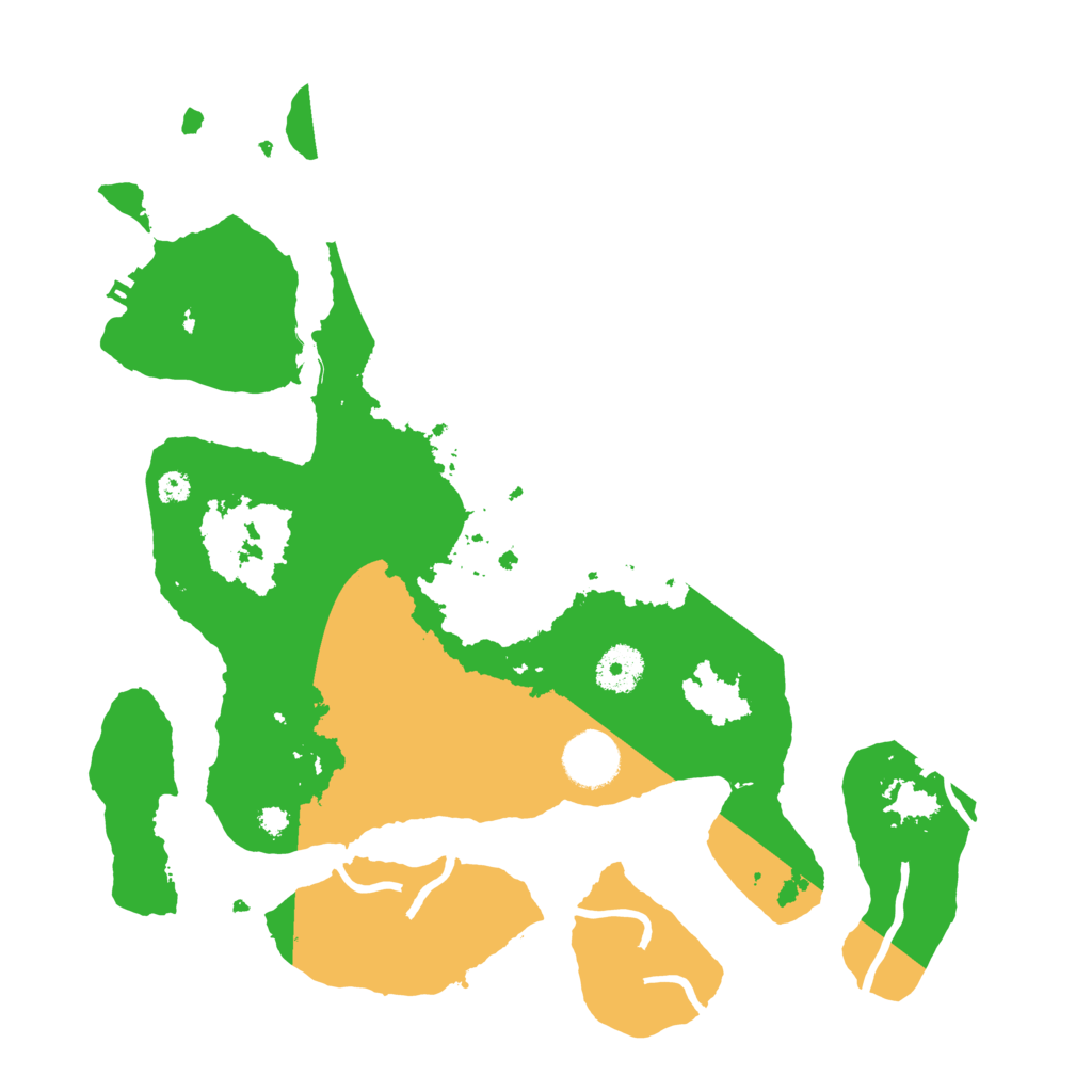 Biome Rust Map: Procedural Map, Size: 3500, Seed: 6401086