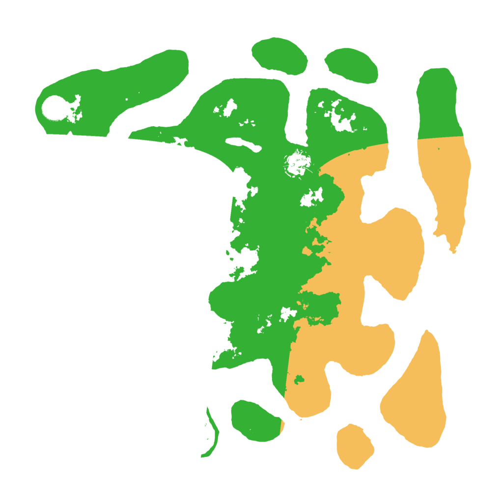 Biome Rust Map: Barren, Size: 3500, Seed: 3971481