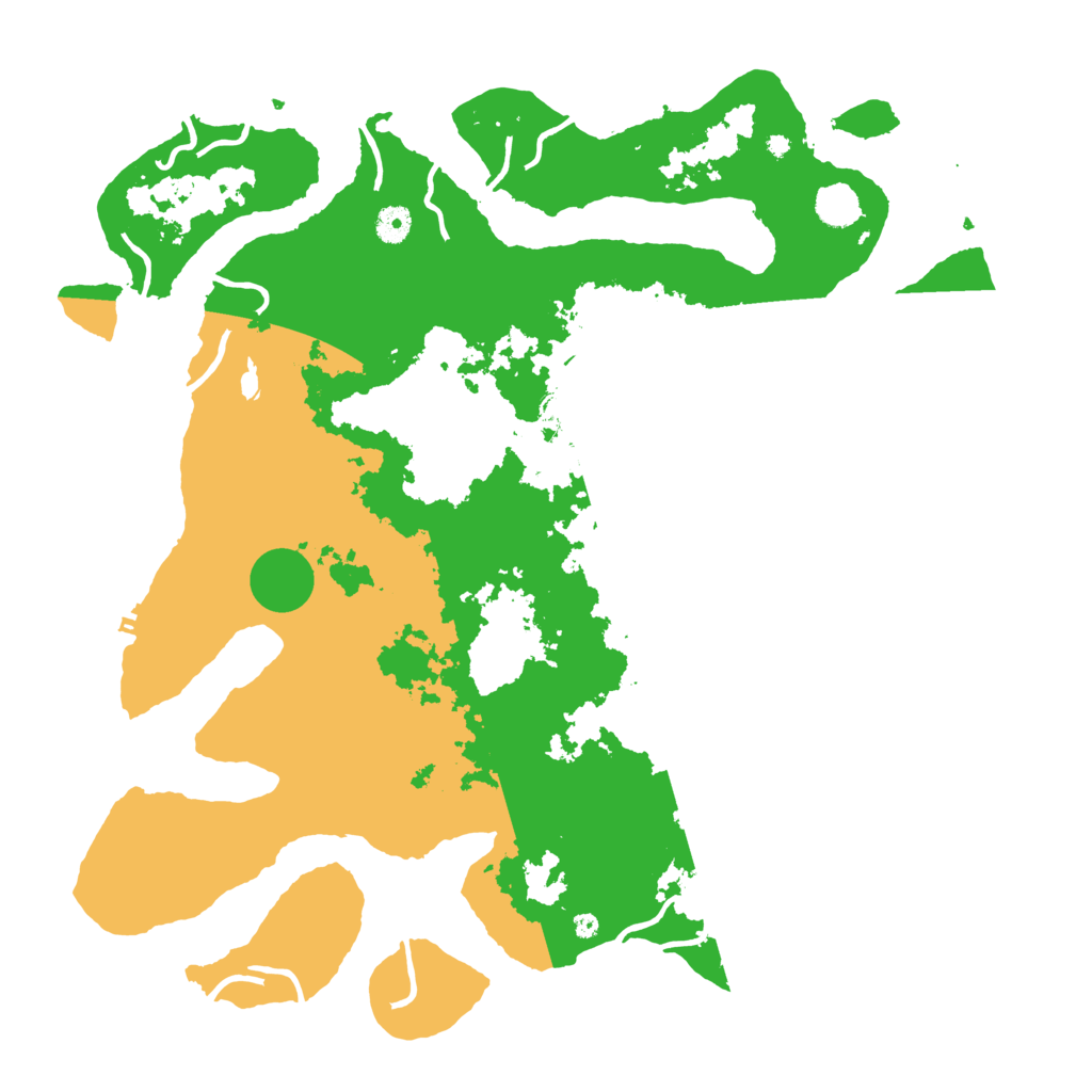 Biome Rust Map: Procedural Map, Size: 4500, Seed: 8954562