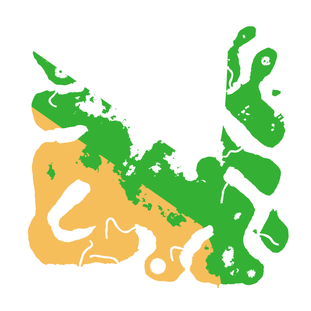 Biome Rust Map: Procedural Map, Size: 3500, Seed: 1539251