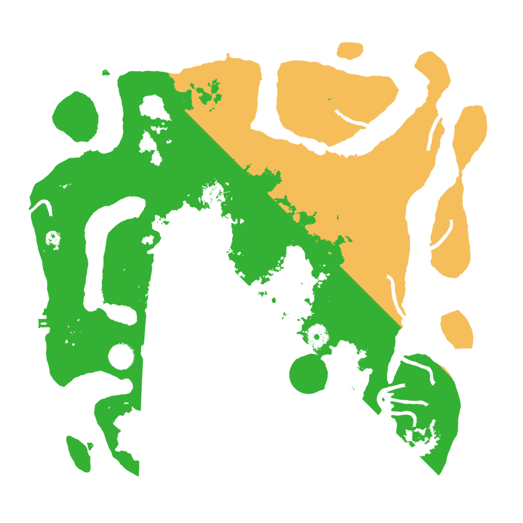 Biome Rust Map: Procedural Map, Size: 3600, Seed: 584848