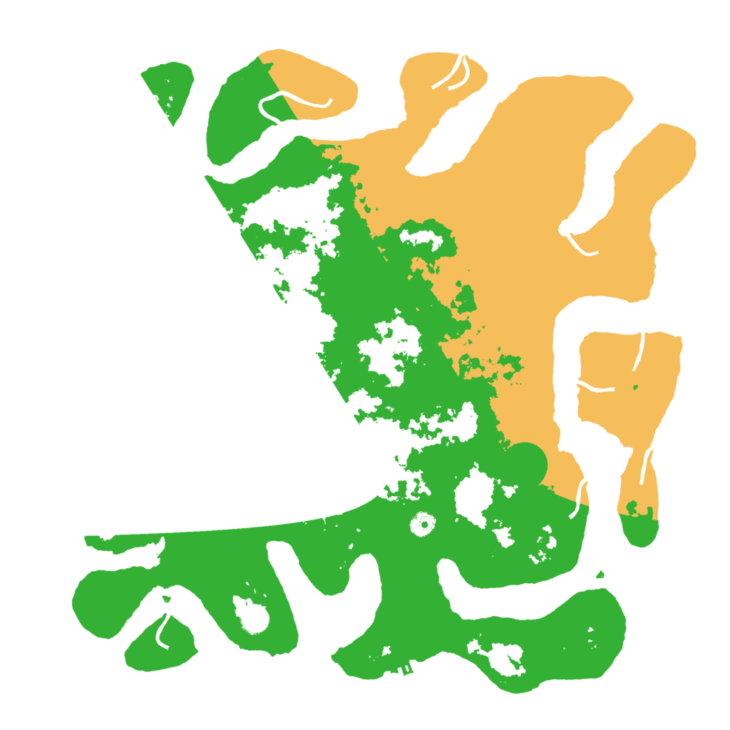 Biome Rust Map: Procedural Map, Size: 4500, Seed: 93267843