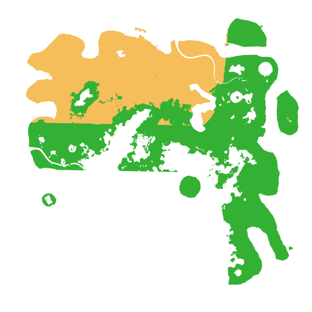 Biome Rust Map: Procedural Map, Size: 4000, Seed: 881157
