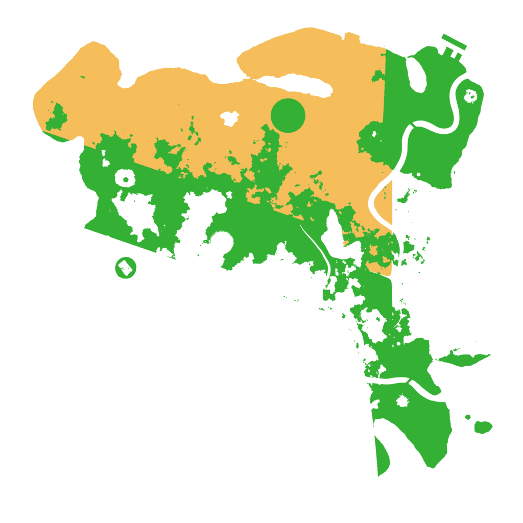 Biome Rust Map: Procedural Map, Size: 4000, Seed: 807919