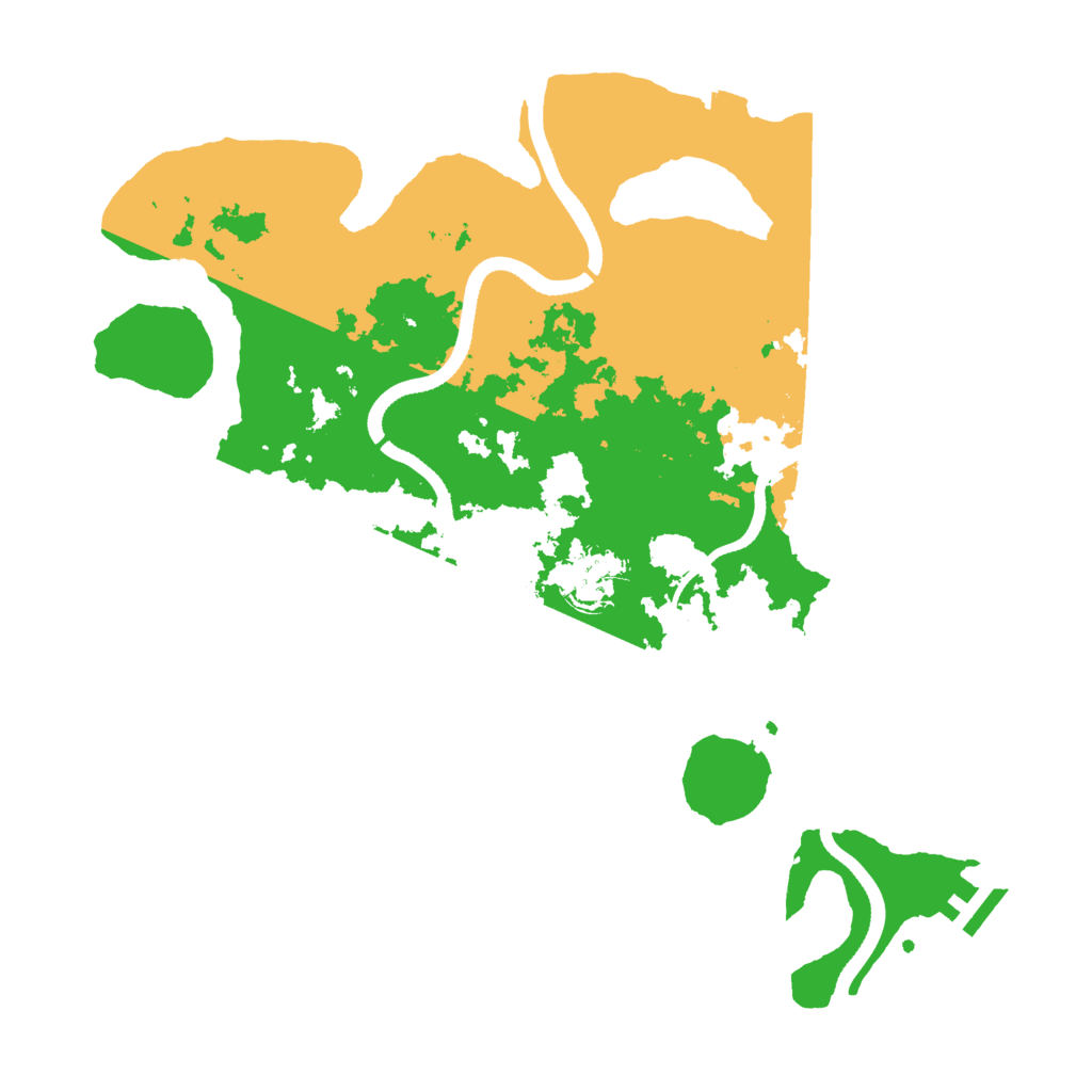 Biome Rust Map: Procedural Map, Size: 3500, Seed: 5098622