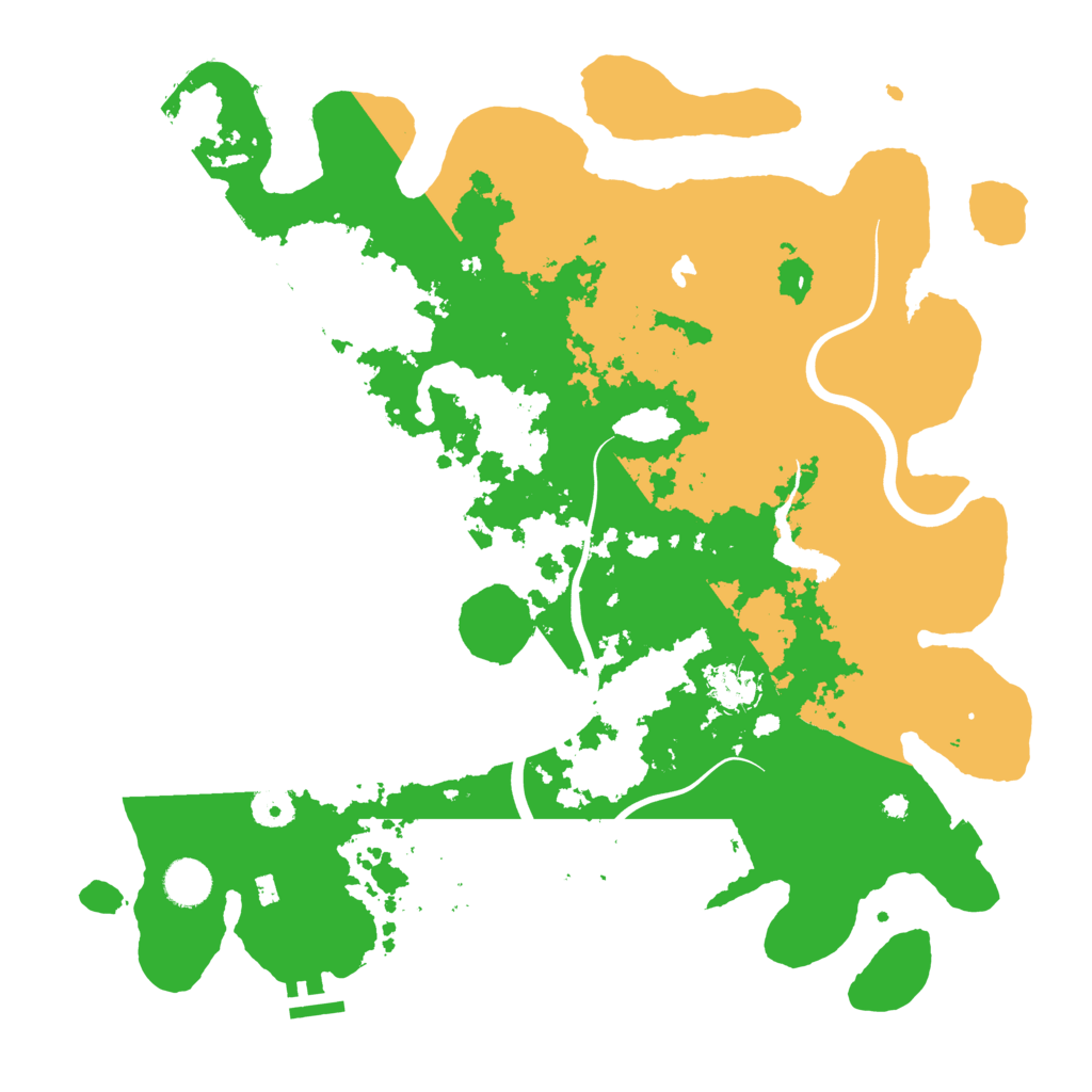 Biome Rust Map: Procedural Map, Size: 4000, Seed: 496673