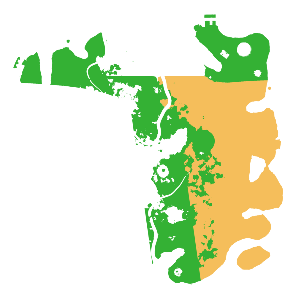 Biome Rust Map: Procedural Map, Size: 3800, Seed: 5347615