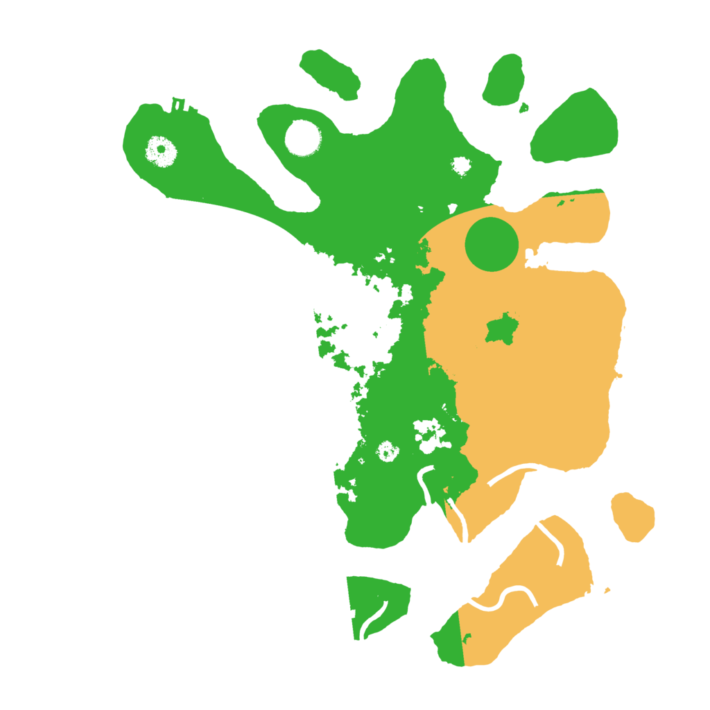 Biome Rust Map: Procedural Map, Size: 3500, Seed: 1130230528