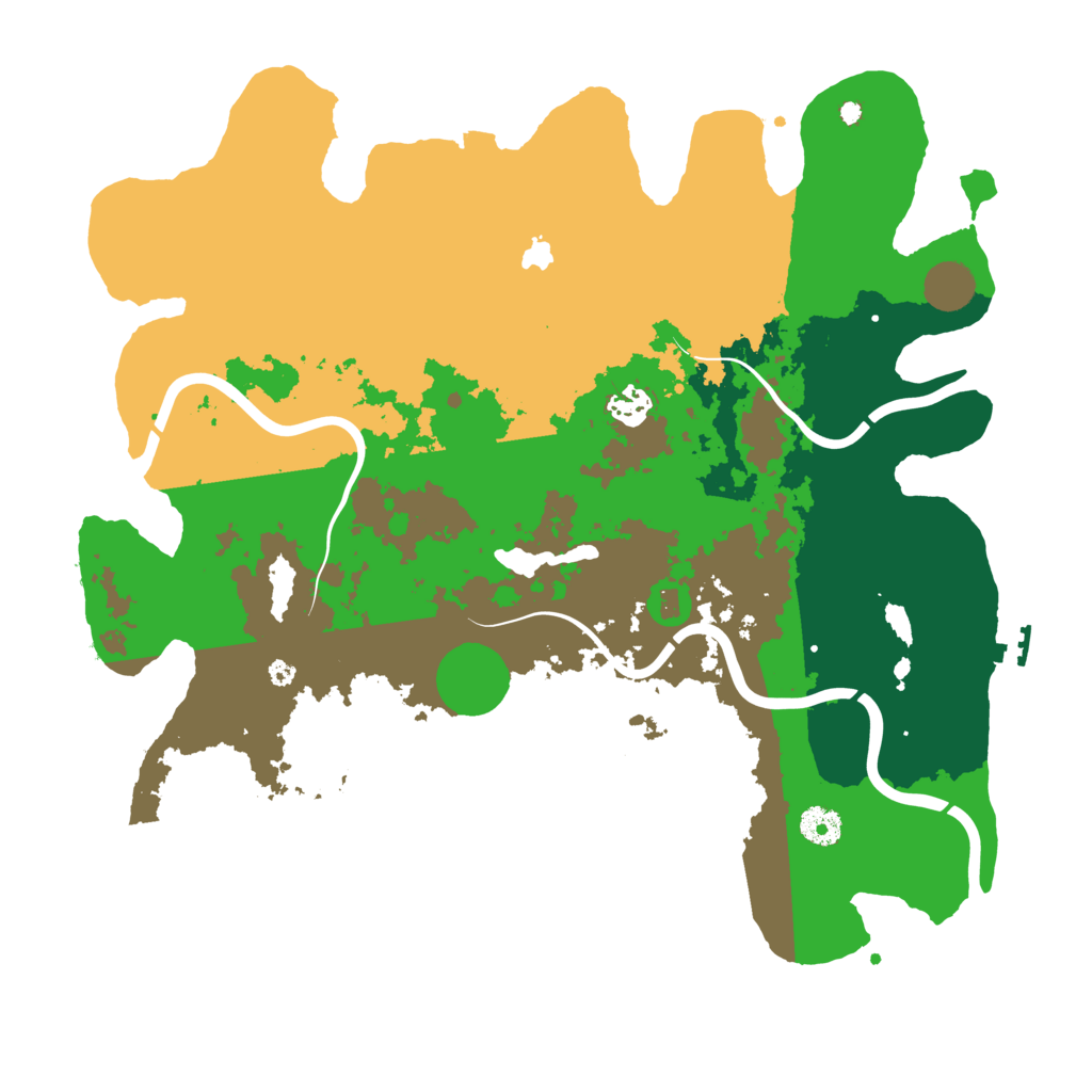 Biome Rust Map: Procedural Map, Size: 4000, Seed: 659752