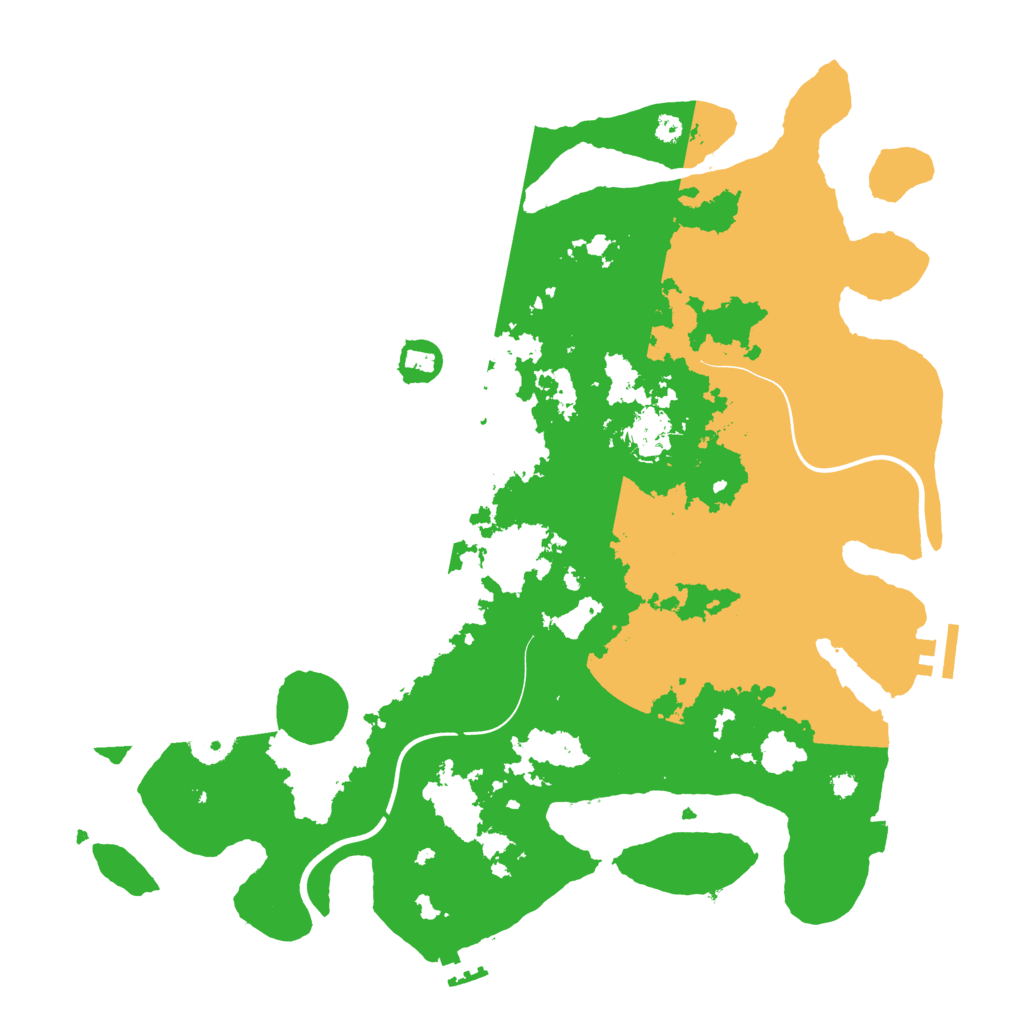 Biome Rust Map: Procedural Map, Size: 3800, Seed: 5618941