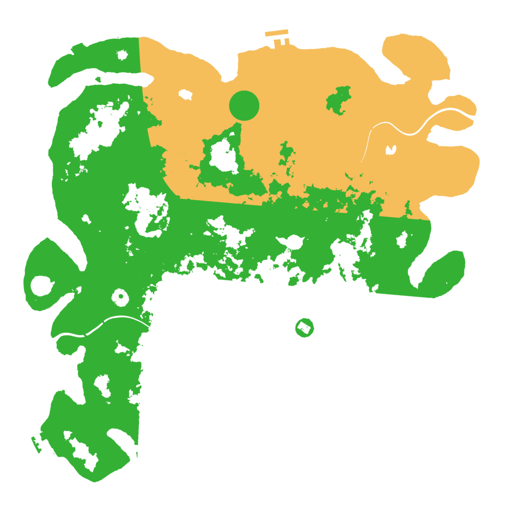 Biome Rust Map: Procedural Map, Size: 4500, Seed: 5697981