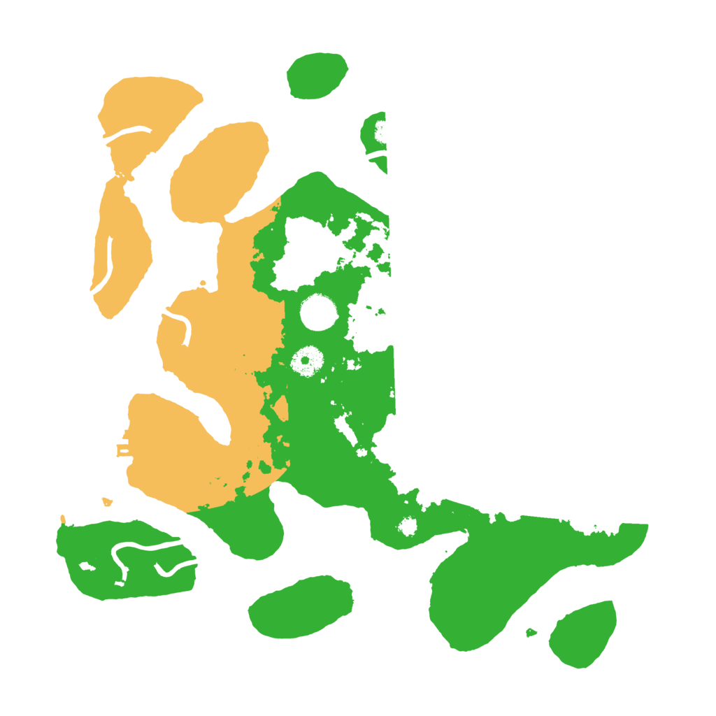 Biome Rust Map: Procedural Map, Size: 3500, Seed: 998516