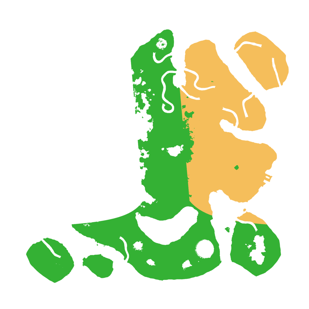 Biome Rust Map: Procedural Map, Size: 3000, Seed: 217379197