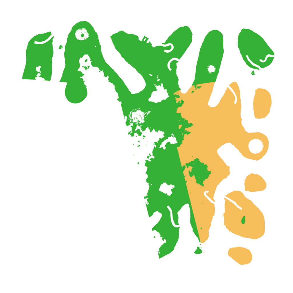 Biome Rust Map: Procedural Map, Size: 3500, Seed: 23421