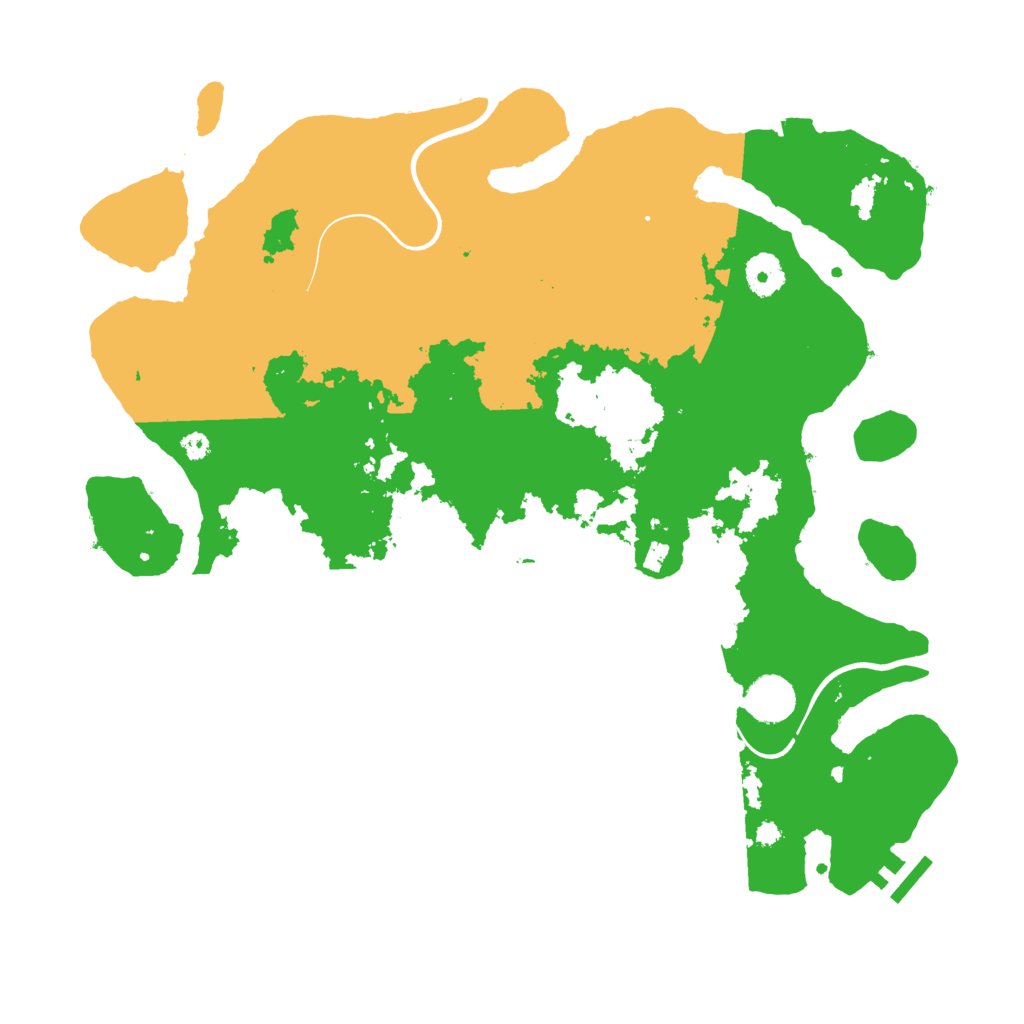 Biome Rust Map: Procedural Map, Size: 3800, Seed: 3069951