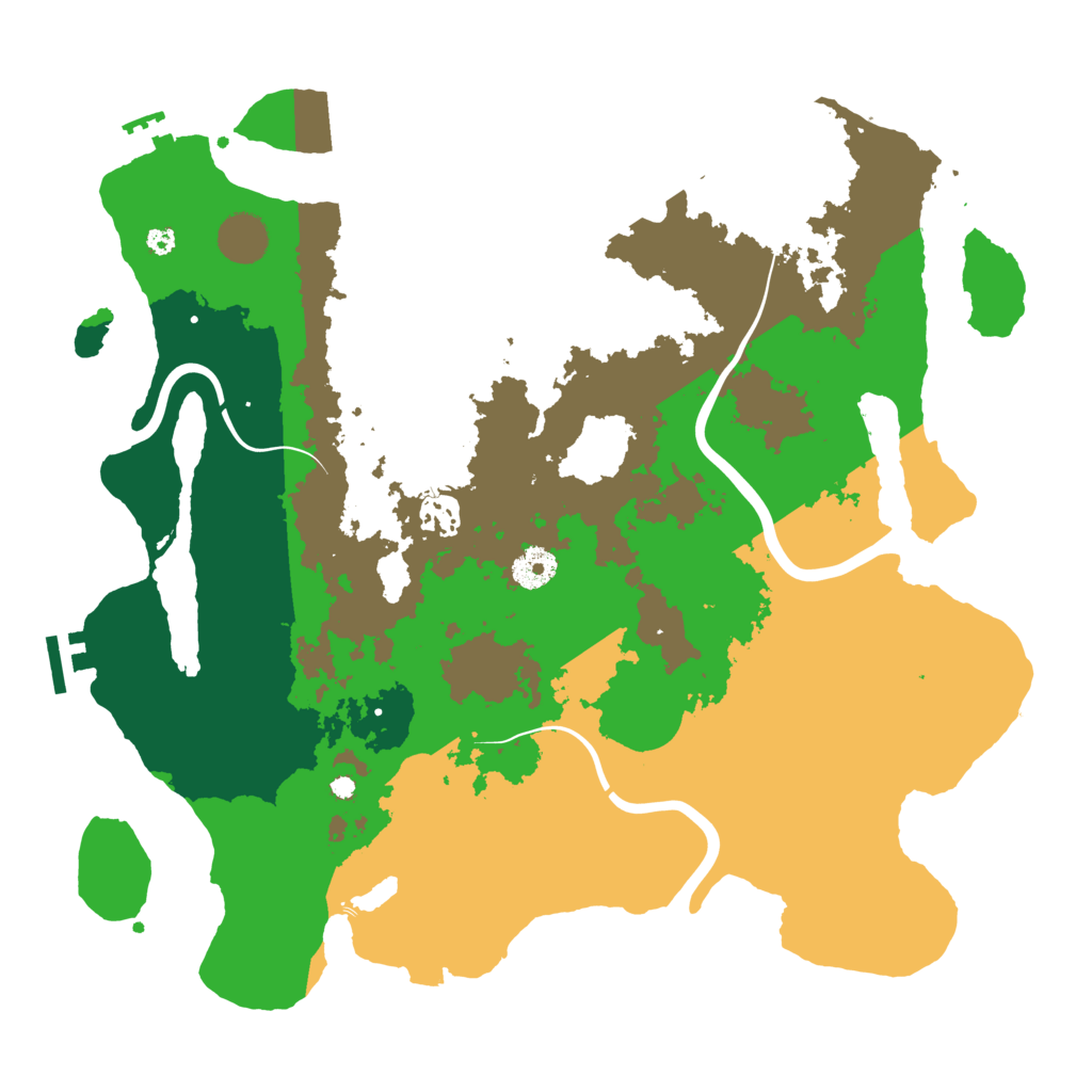 Biome Rust Map: Procedural Map, Size: 3800, Seed: 6459007