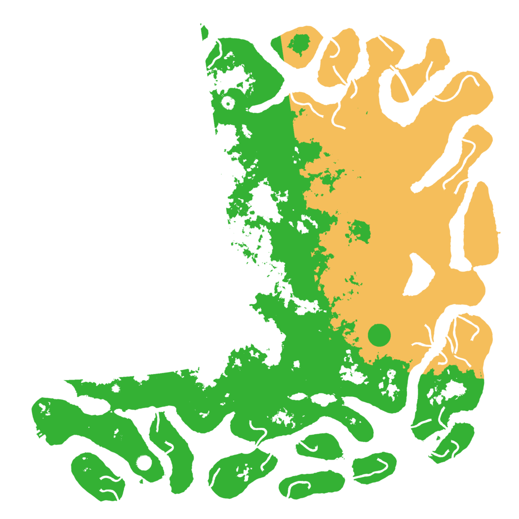 Biome Rust Map: Procedural Map, Size: 6000, Seed: 2126151881