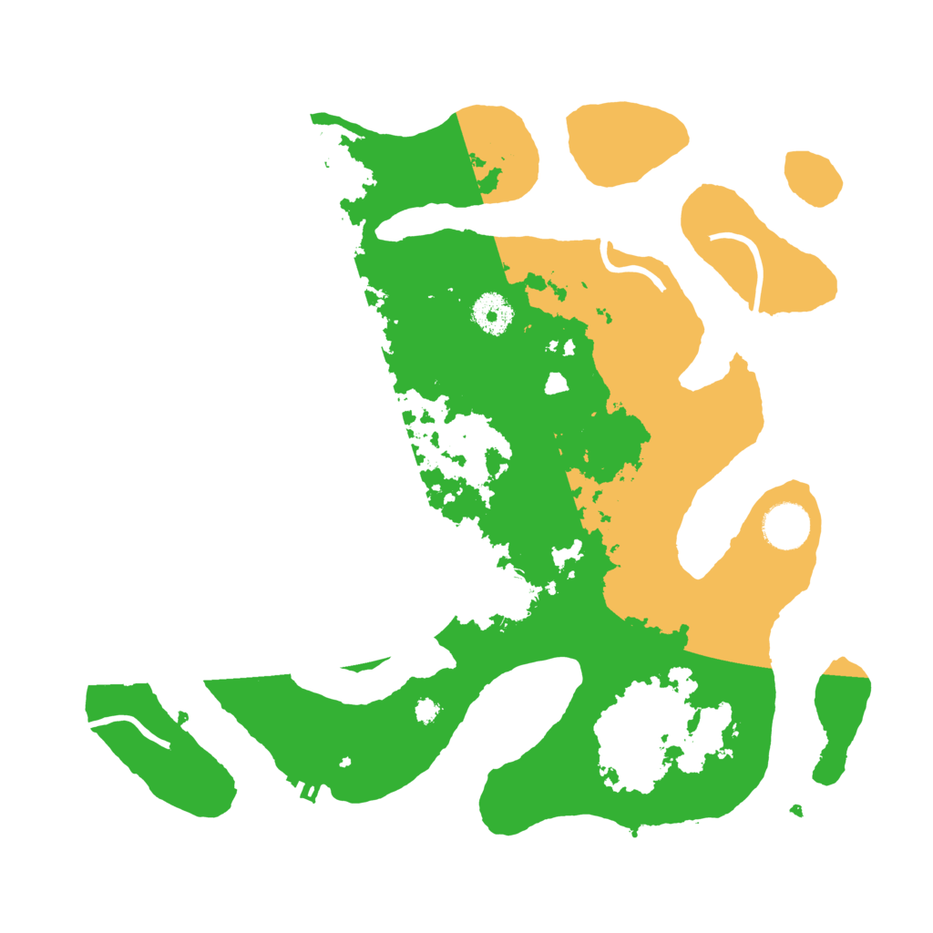 Biome Rust Map: Procedural Map, Size: 3500, Seed: 5809902