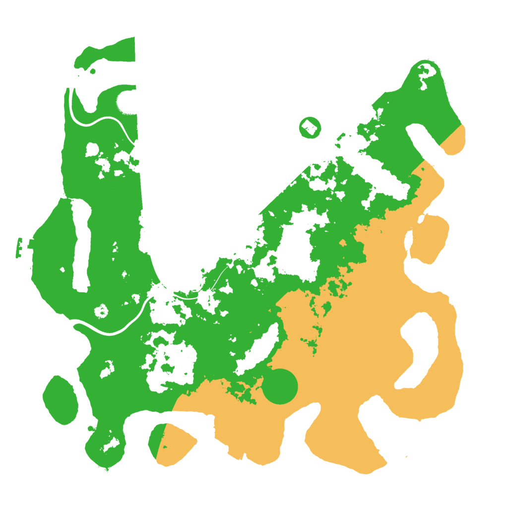 Biome Rust Map: Procedural Map, Size: 3750, Seed: 123456789