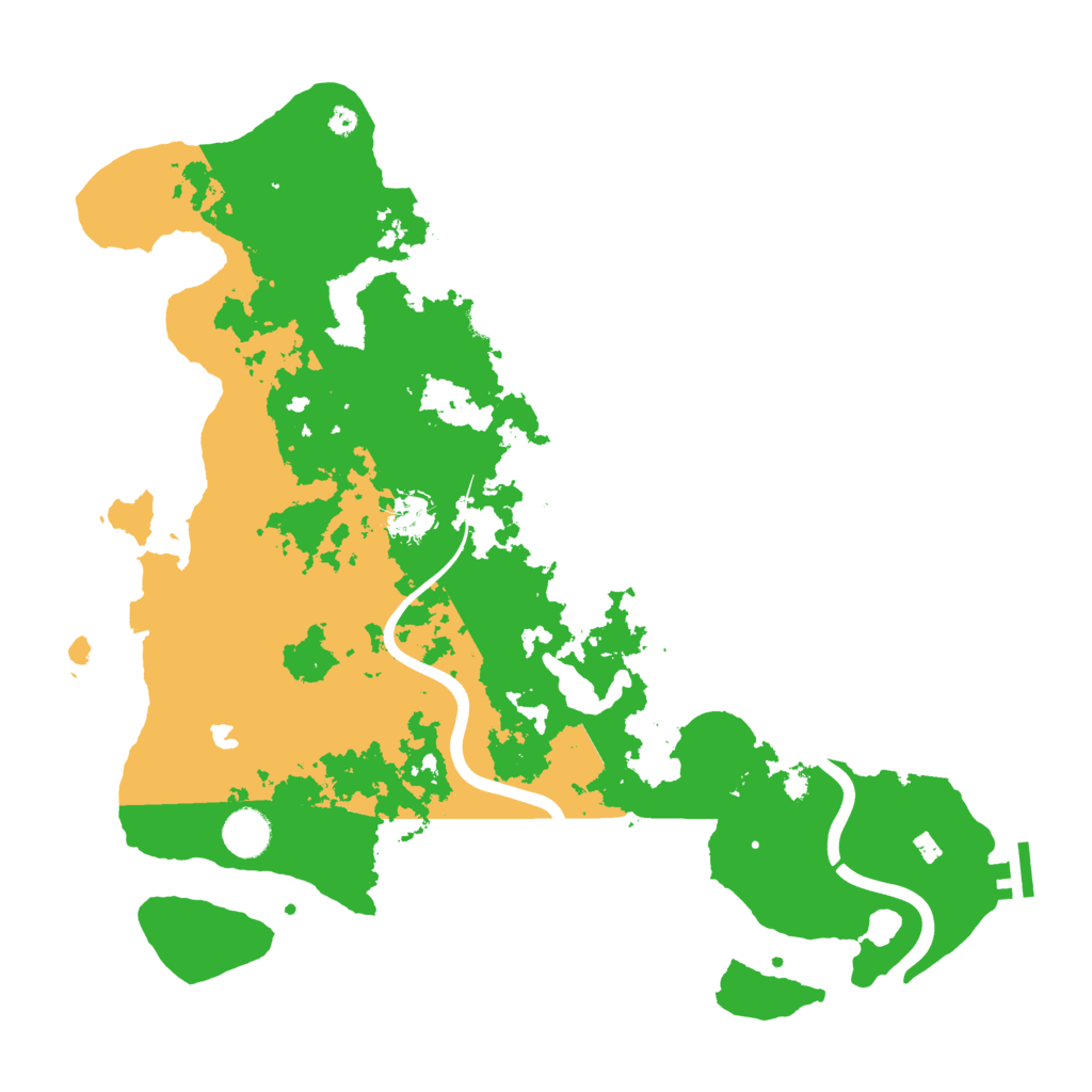 Biome Rust Map: Procedural Map, Size: 4000, Seed: 125021