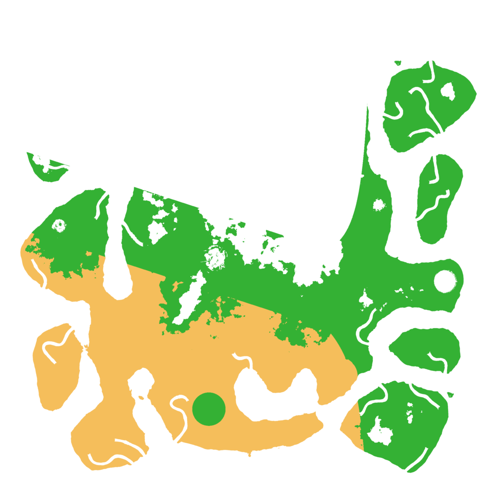 Biome Rust Map: Procedural Map, Size: 4000, Seed: 156447