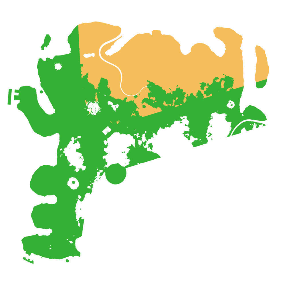 Biome Rust Map: Procedural Map, Size: 3800, Seed: 3862143