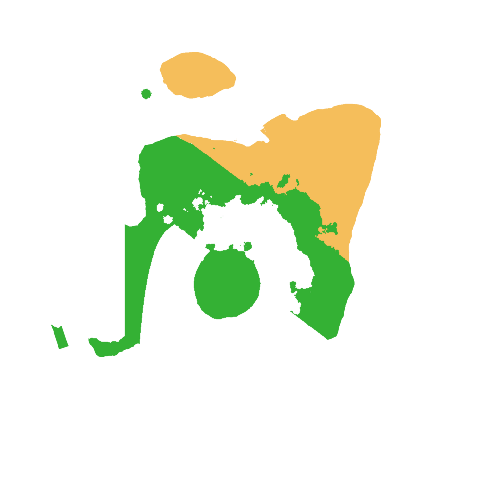 Biome Rust Map: Procedural Map, Size: 2000, Seed: 59689811