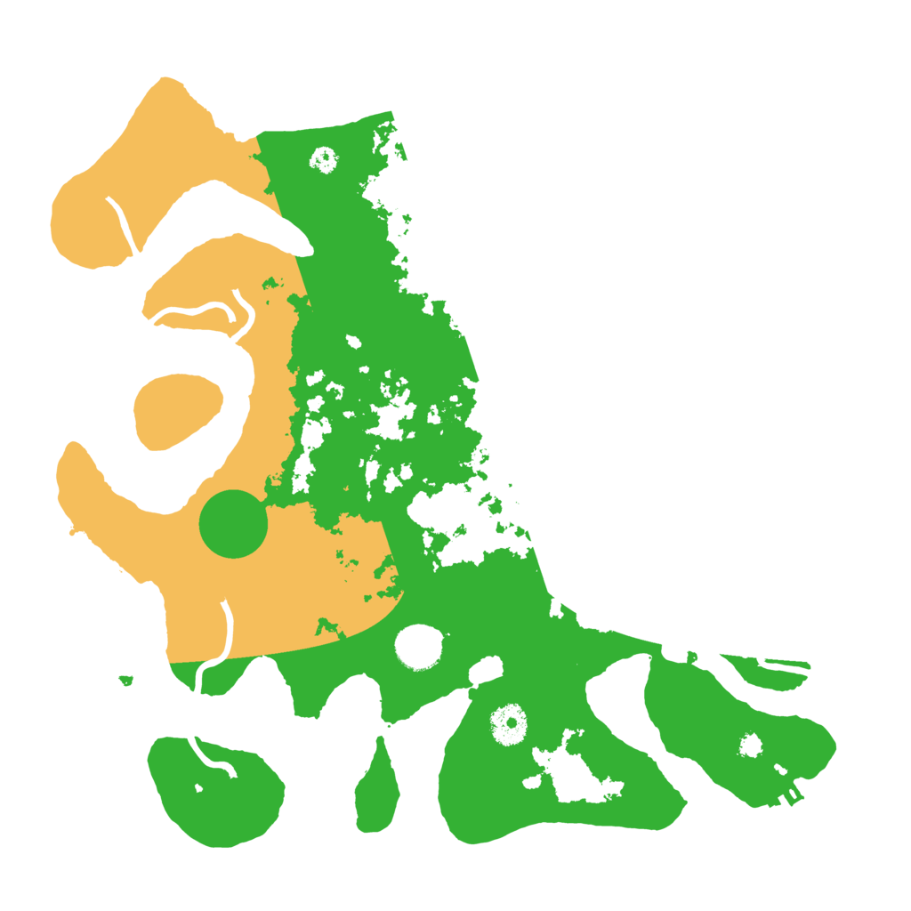 Biome Rust Map: Procedural Map, Size: 3500, Seed: 2605296