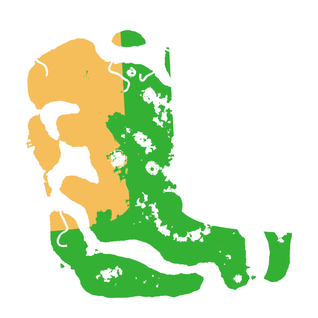 Biome Rust Map: Procedural Map, Size: 3500, Seed: 3192716