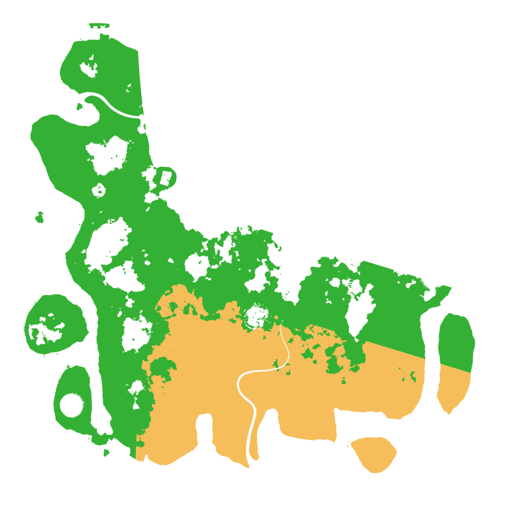 Biome Rust Map: Procedural Map, Size: 3800, Seed: 2659269