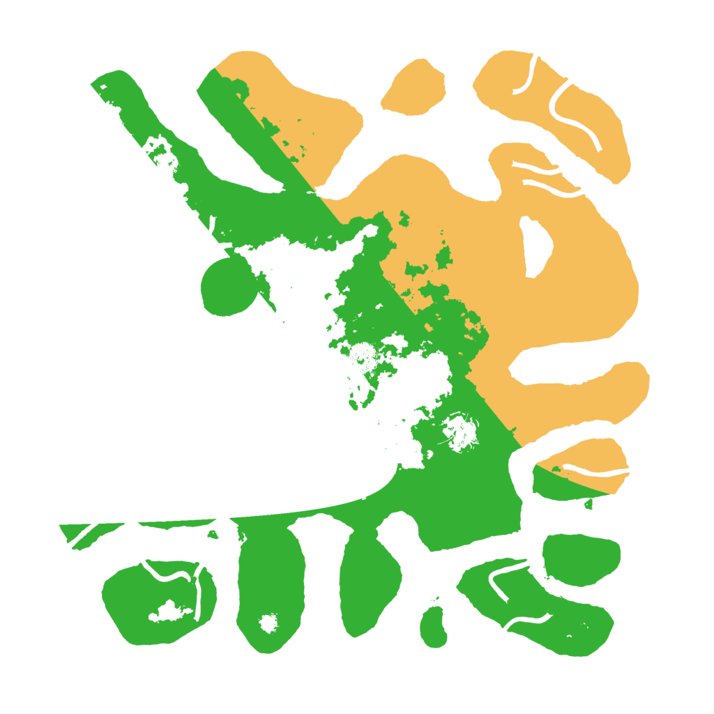 Biome Rust Map: Procedural Map, Size: 3500, Seed: 4860880