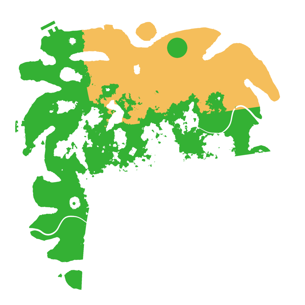 Biome Rust Map: Procedural Map, Size: 4000, Seed: 283591