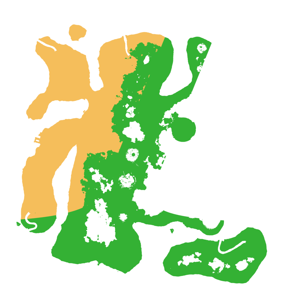 Biome Rust Map: Procedural Map, Size: 3500, Seed: 6456796
