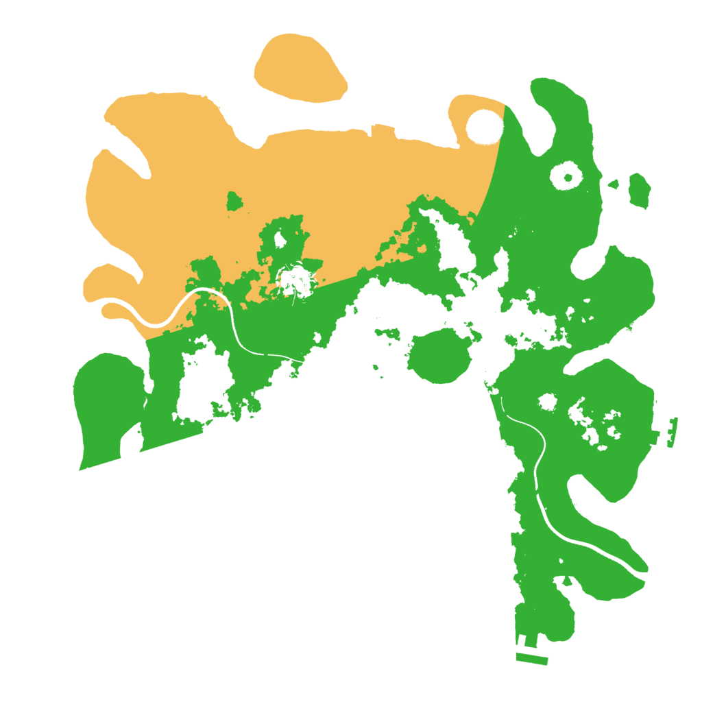 Biome Rust Map: Procedural Map, Size: 3500, Seed: 987626