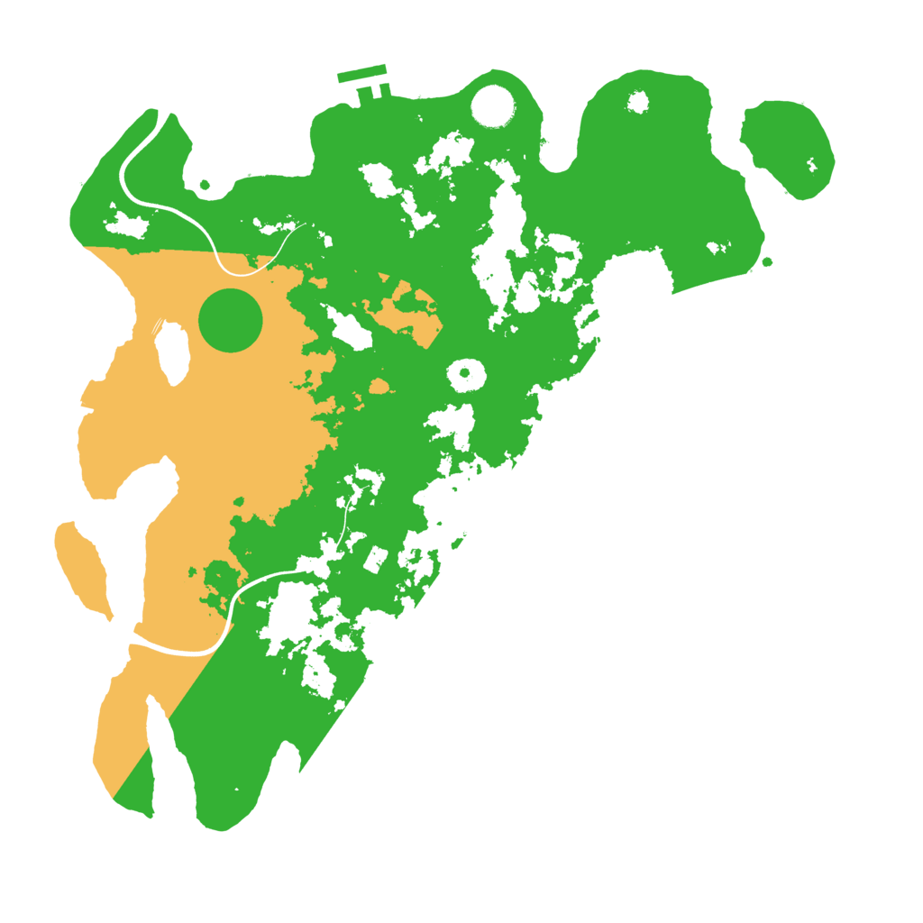 Biome Rust Map: Procedural Map, Size: 3800, Seed: 5110267