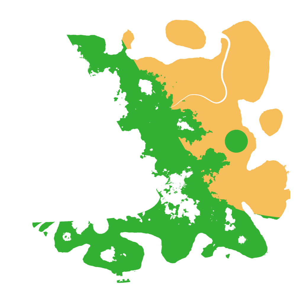 Biome Rust Map: Procedural Map, Size: 3500, Seed: 6002117