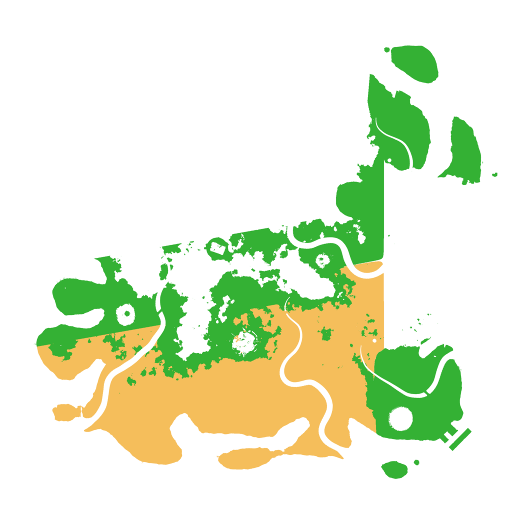 Biome Rust Map: Procedural Map, Size: 3800, Seed: 4461543