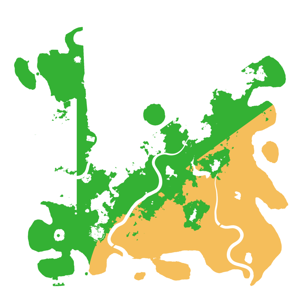 Biome Rust Map: Procedural Map, Size: 4000, Seed: 916487