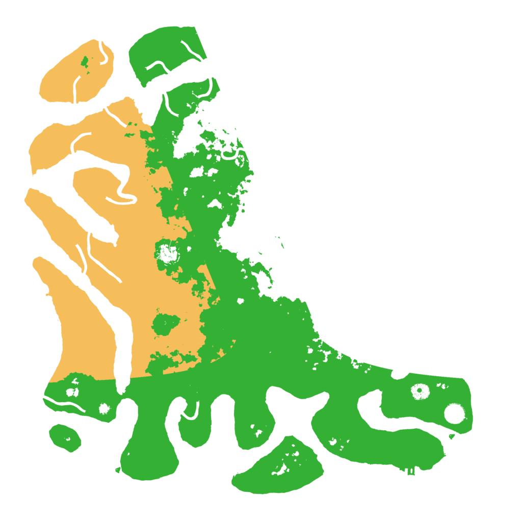 Biome Rust Map: Procedural Map, Size: 4500, Seed: 3368491