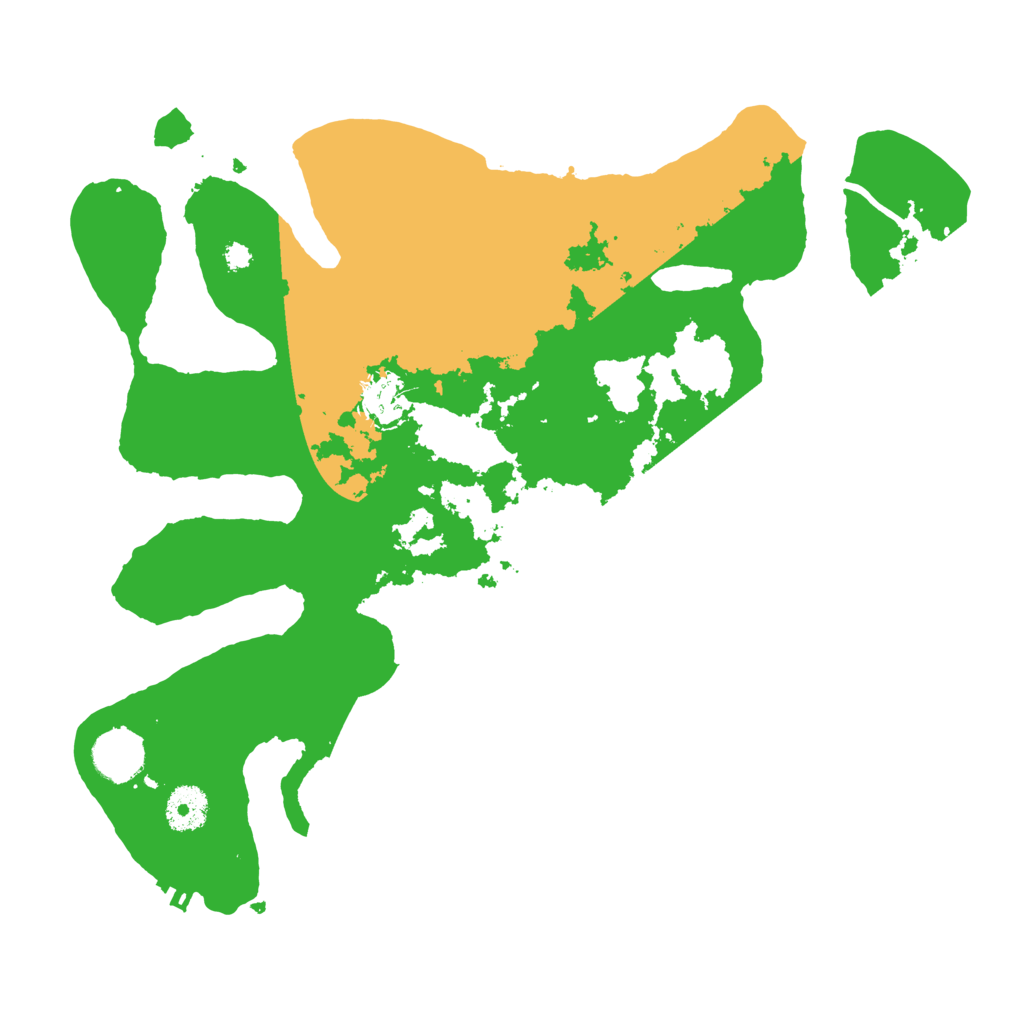 Biome Rust Map: Procedural Map, Size: 3500, Seed: 6181501