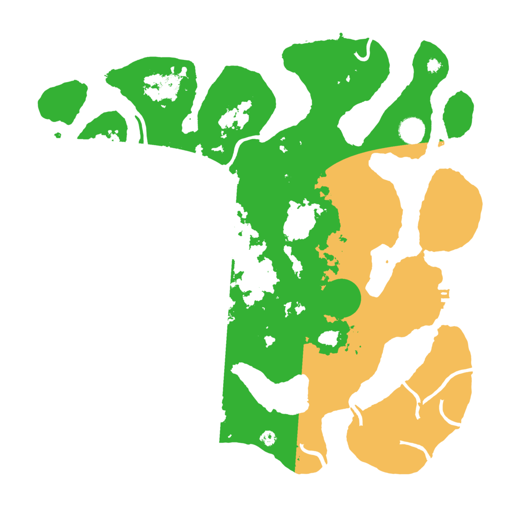 Biome Rust Map: Procedural Map, Size: 3500, Seed: 1575912